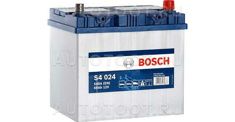 Аккумулятор BOSCH 60Ah 540A обратная полярность(-+) -   для 