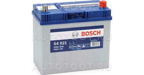Аккумулятор BOSCH 45Ah 330A обратная полярность(-+) -   для 