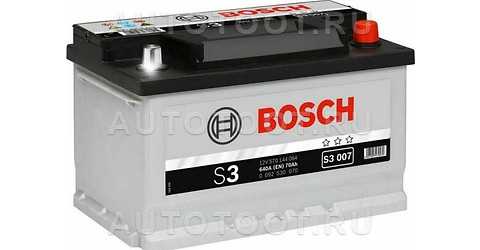 Аккумулятор BOSCH 70Ah 640A обратная полярность(-+) -   для 