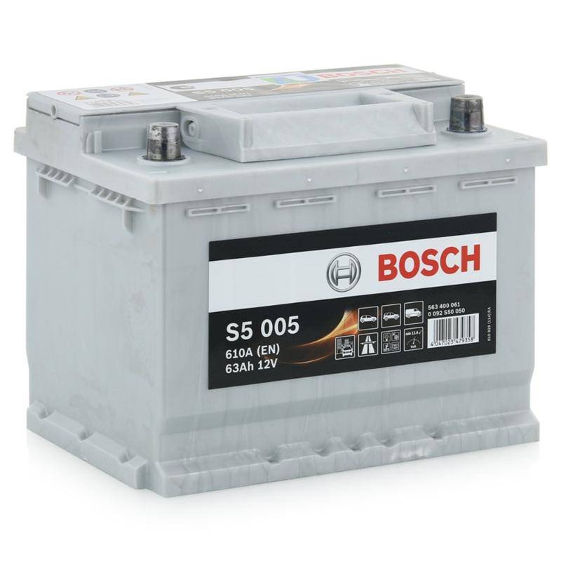 Аккумулятор BOSCH 63Ah 610A обратная полярность(-+)