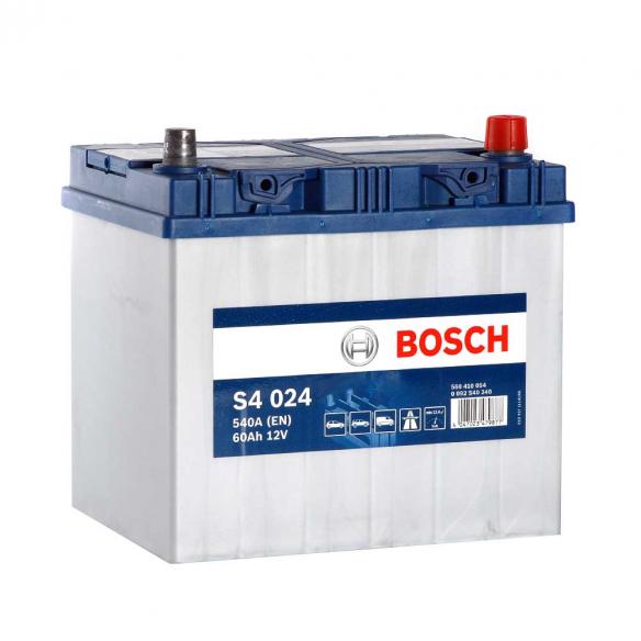 Аккумулятор BOSCH 60Ah 540A обратная полярность(-+)