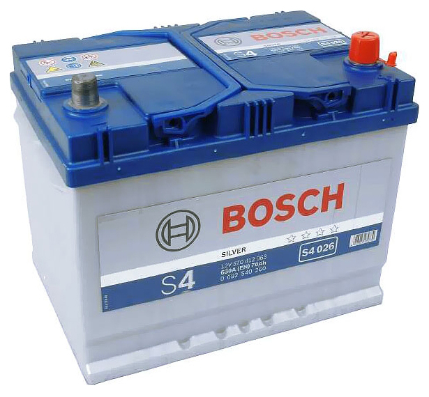Аккумулятор BOSCH 70Ah 630A обратная полярность(-+)