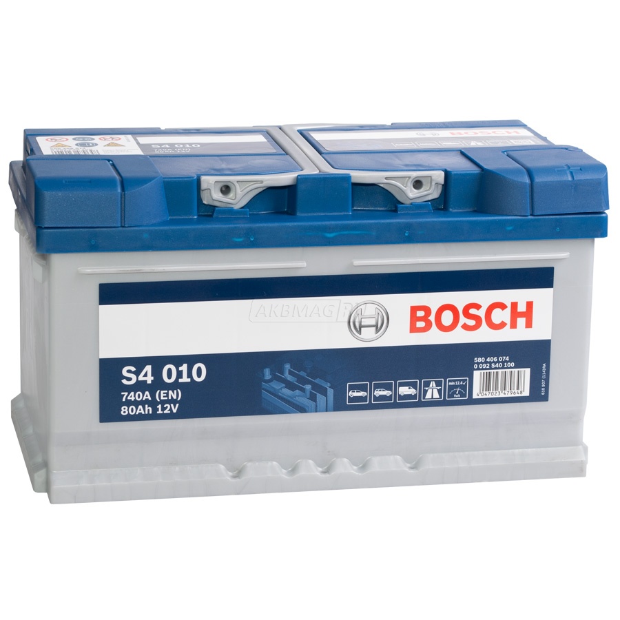 Аккумулятор BOSCH 80Ah 740A обратная полярность(-+)