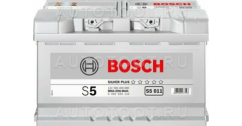 Аккумулятор BOSCH 85Ah 800A обратная полярность(-+) -   для 