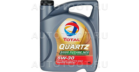 Масло моторное синтетическое TOTAL QUARTZ 9000 FUTURE NFC, 1 литр - 10230501 TOTAL для 