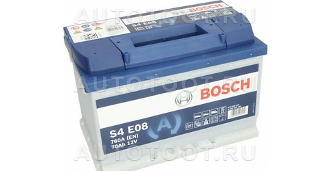 Аккумулятор BOSCH 70Ah 760A обратная полярность(-+) -   для 