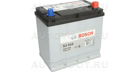 Аккумулятор BOSCH 45Ah 300A обратная полярность(-+) -   для 