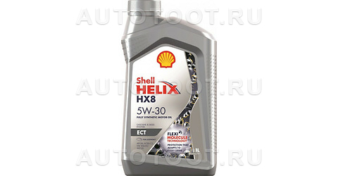 Масло моторное синтетическое Shell Helix HX8 ECT 5W-30 1л - 550048036 SHELL для 