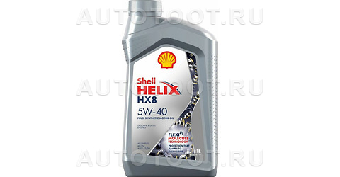 Масло моторное синтетическое Shell Helix HX8 SN+ 5W-40 1л - 550051580 SHELL для 