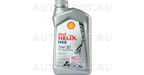 Масло моторное синтетическое Shell Helix HX8 Synthetic A3/B3 5W-30 1л - 550046372 SHELL для 