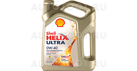 Масло моторное синтетическое Helix Ultra SP 0W-40 4л - 550055900 SHELL для 