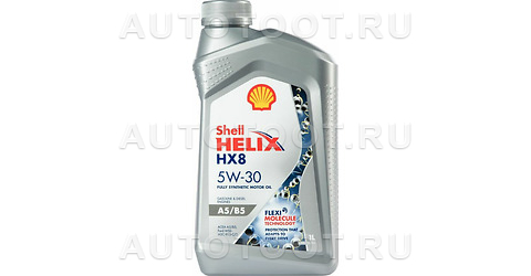 Масло моторное синтетическое Shell Helix HX8 A5/B5 5W-30 1л -   для 