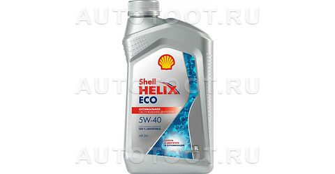Масло моторное Shell Helix ECO SN 5W-40 синтетическое 1л -   для 
