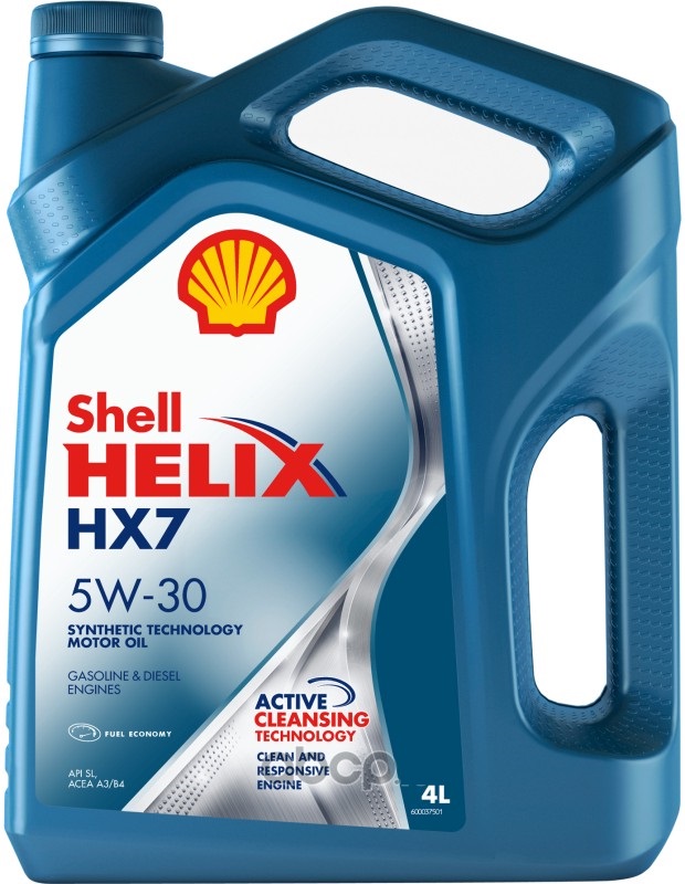 Масло моторное полусинтетическое Helix HX7 5W-30 4л