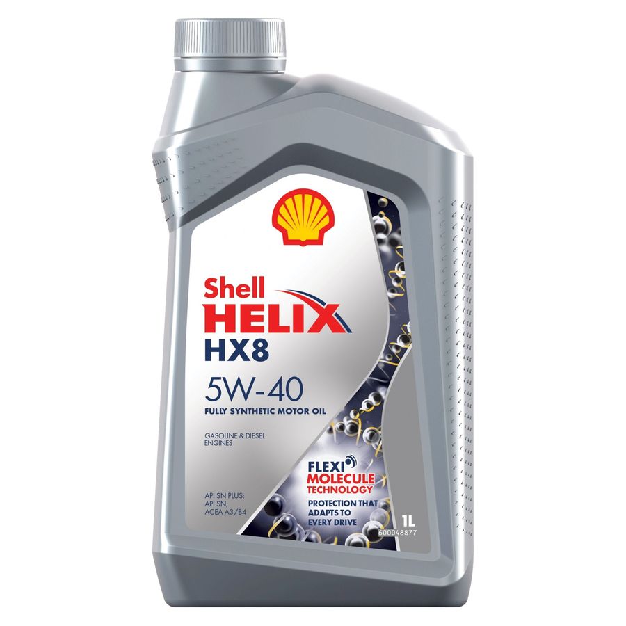 Масло моторное синтетическое Shell Helix HX8 SN+ 5W-40 1л
