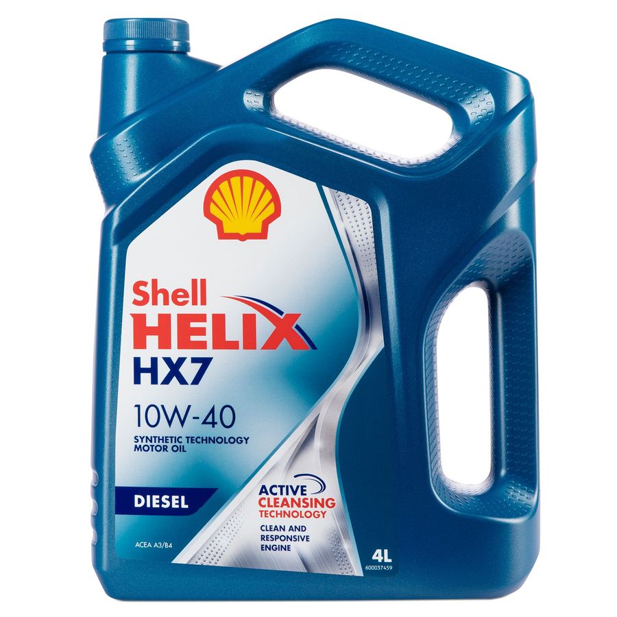 Масло моторное полусинтетическое Shell Helix Diesel HX7 10W-40 4л