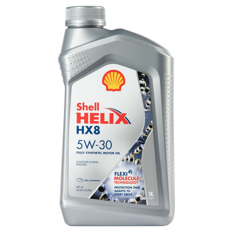 Масло моторное синтетическое Shell Helix HX8 Synthetic A3/B3 5W-30 1л