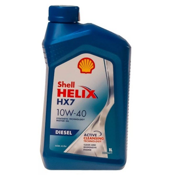 Масло моторное полусинтетическое Shell Helix Diesel HX7 10W-40 1л