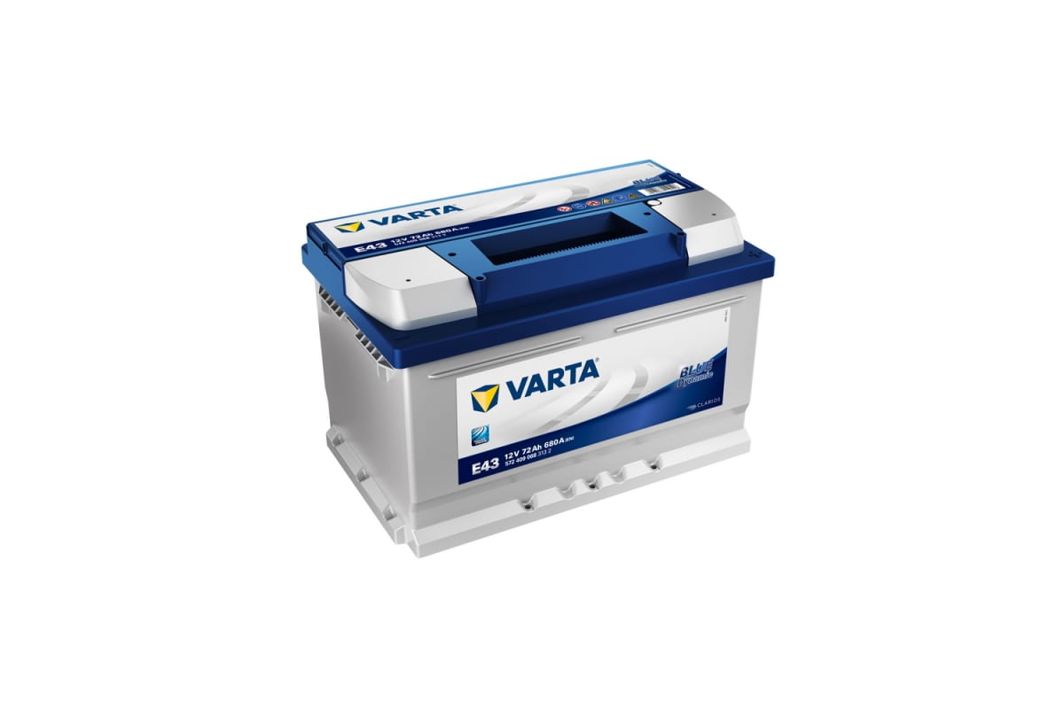 Аккумулятор VARTA 72Ah 680A обратная полярность(-+)