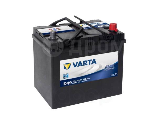 Аккумулятор VARTA 65Ah 570A обратная полярность(-+)