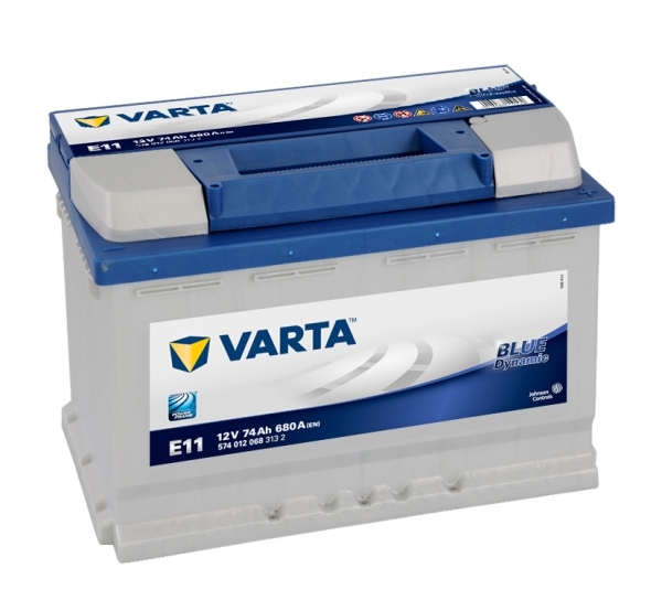 Аккумулятор VARTA 74Ah 680A обратная полярность(-+)