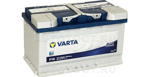 Аккумулятор VARTA 80Ah 740A обратная полярность(-+) - 580400074 VARTA для 
