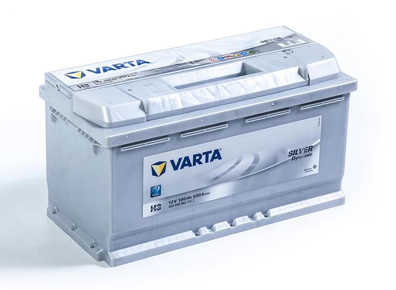 Аккумулятор VARTA 100Ah 830A обратная полярность(-+)