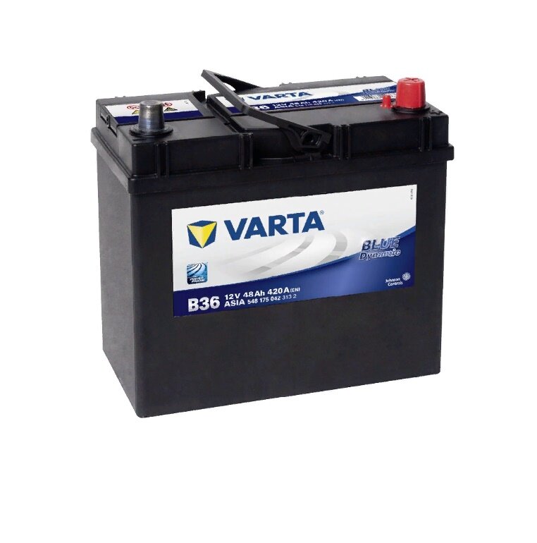 Аккумулятор VARTA 48Ah 420A обратная полярность(-+)