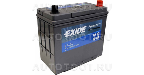 Аккумулятор EXIDE 45Ah 390A обратная полярность(-+) - EA456 EXIDE для 