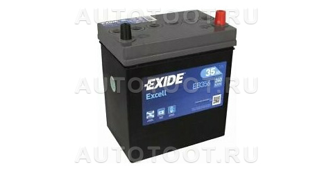 Аккумулятор EXIDE 35Ah 240A обратная полярность(-+) - EB356 EXIDE для 