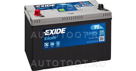 Аккумулятор EXIDE 95Ah 760A прямая полярность(+-) - EB955 EXIDE для 