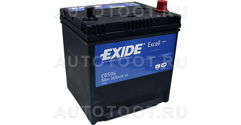 Аккумулятор EXIDE 50Ah 360A обратная полярность(-+) - EB504 EXIDE для 