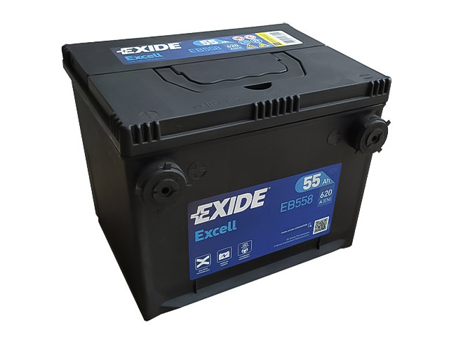 Аккумулятор EXIDE 55Ah 620A прямая полярность(+-)