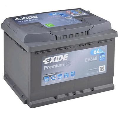 Аккумулятор EXIDE 64Ah 640A обратная полярность(-+)