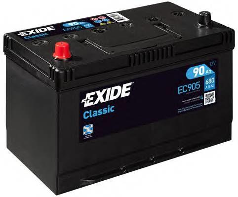 Аккумулятор EXIDE 90Ah 6800A прямая полярность(+-)
