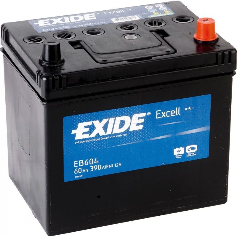 Аккумулятор EXIDE 60Ah 480A обратная полярность(-+)