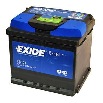 Аккумулятор EXIDE 50Ah 450A прямая полярность(+-)