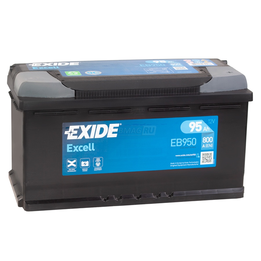 Аккумулятор EXIDE 95Ah 800A обратная полярность(-+)