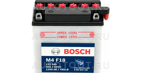 Аккумулятор BOSCH 5Ah 60A обратная полярность(-+) -   для 