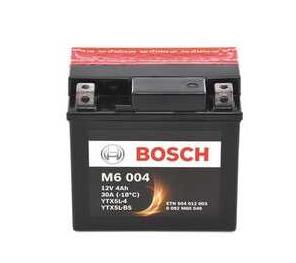 Аккумулятор BOSCH 4Ah 80A обратная полярность(-+)