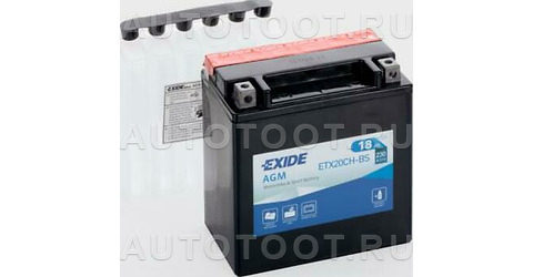Аккумулятор EXIDE 18Ah 230A прямая полярность(+-) - ETX20CHBS EXIDE для 