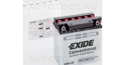Аккумулятор EXIDE 9Ah 85A обратная полярность(-+) - 12N93B EXIDE для 