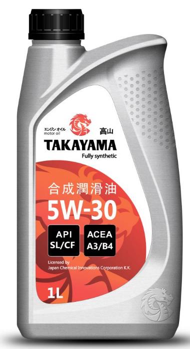 Масло моторное синтетическое TAKAYAMA 5W-30 SL/CF 1л