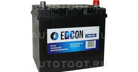 Аккумулятор EDCON 60Ah 510A обратная полярность(-+) -   для 