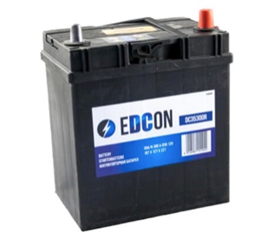 Аккумулятор EDCON 35Ah 300A обратная полярность(-+)