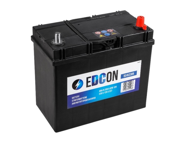 Аккумулятор EDCON 45Ah 330A обратная полярность(-+)