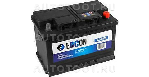 Аккумулятор EDCON 74Ah 680A обратная полярность(-+) -   для 