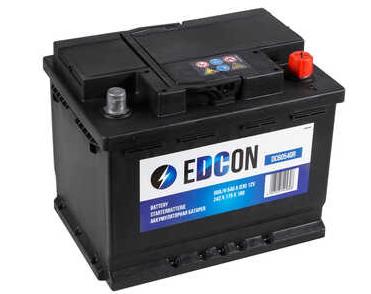 Аккумулятор EDCON 60Ah 540A обратная полярность(-+)