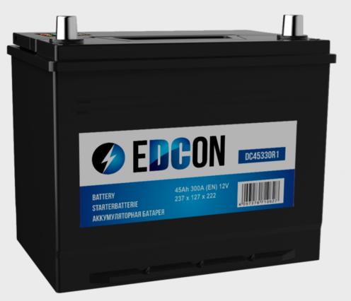 Аккумулятор EDCON 45Ah 300A обратная полярность(-+)