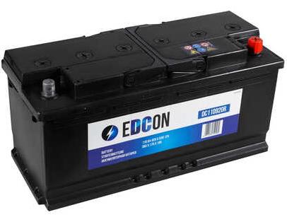 Аккумулятор EDCON 110Ah 920A обратная полярность(-+)